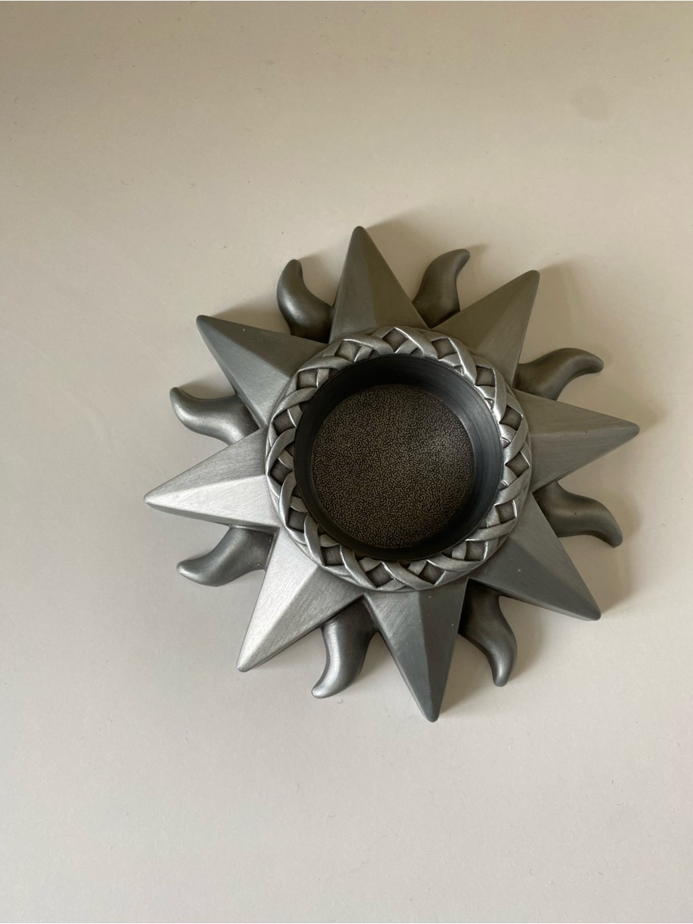 Sun candle holder
